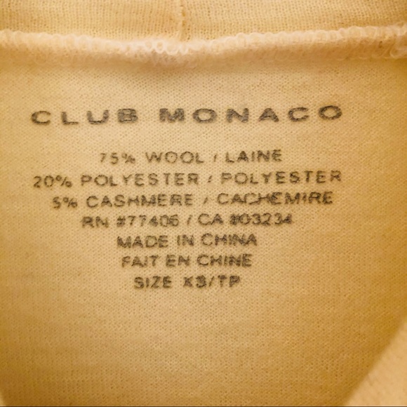 Club Monaco Turtle neck wool and cashmere - Picture 6 of 6